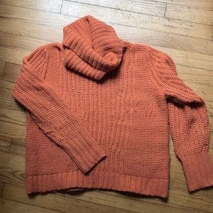 Banana Republic chunky knit turtleneck sweater